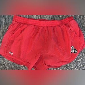 Coastal Carolina Pink Under Armour athletic shorts